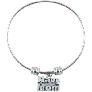 Navy Mom Bangle Bracelet Jewelry